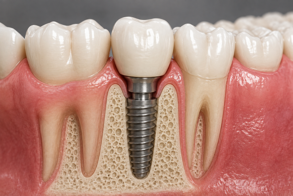 Implante dental con carga inmediata y prótesis provisional