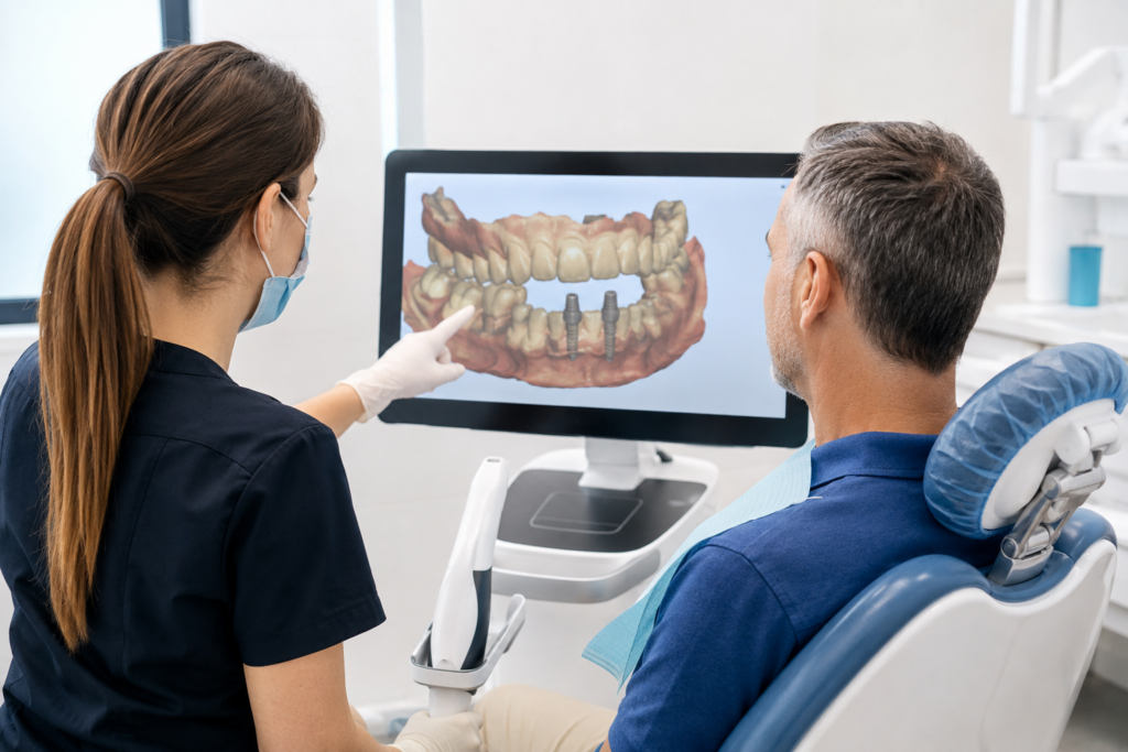 Implantes dentales en un día en Calafell