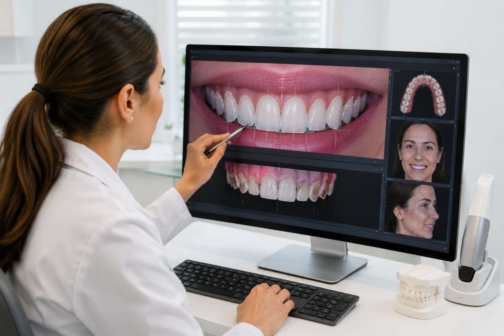 Planificación de un diseño de sonrisa digital